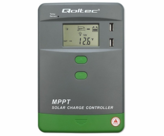 Qoltec MPPT solární regulátor nabíjení s teplotním senzor...