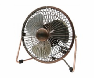 WG - Ventilátor USB mini fan 6inch, bronzový