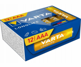 Varta Longlife Baterie LR03 Krabička, AAA (Micro) (12 kusů)
