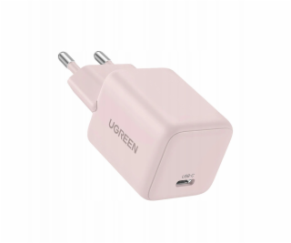 Síťová nabíječka UGREEN X512 20 W GAN 1X USB-C – růžová