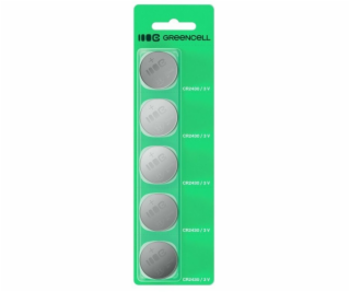 Green Cell 5x knoflíkové baterie CR2430