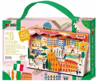 MG DYSTRYBUCJA Puzzle Vytvořte 3D městskou krajinu - Řím