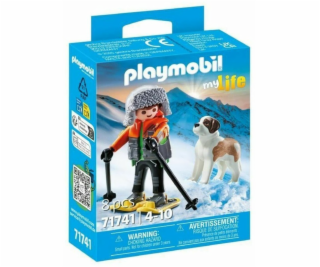 Playmobil Můj život 71741 Lyžař se svatým Bernardem