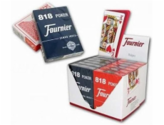 Bicycle Karty 818 - Červená/Modrá (2 Jumbo Index)