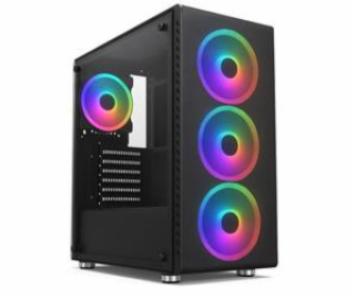 1stCOOL RAINBOW 4, skrinka ATX, zdroj 650W 88+, 4x RGB ve...