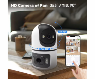 IMMAX NEO LITE SMART Security vnitřní kamera DOUBLE, duál...