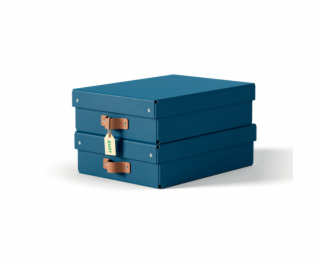 LEITZ úložný box, karton, velikost M nízký, 2 ks námořnic...