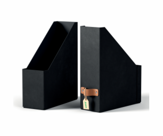 LEITZ stojan na časopisy, karton, 2ks černý