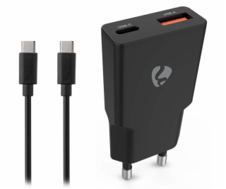 NEDIS síťová nabíječka/ 20 W/ PD 3.0/ rychlé nabíjení/ 1....