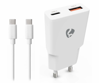 NEDIS síťová nabíječka/ 20 W/ PD 3.0/ rychlé nabíjení/ 1....