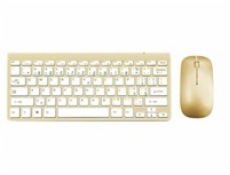 WG - Bluetooth klávesnice s myší, zlatá
