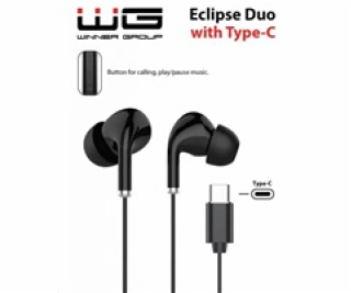 WG - Sluchátka s konektorem Type-C, Eclipse Duo, drátové,...