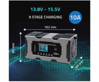  Mikroprocesorová nabíječka 12V 10A | Usměrňovač s funkcí...
