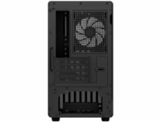 EVOLVEO Panthera, skříň mATX, 3x ARGB ventilátor 120mm, dřevěný přední panel + skleněná bočnice