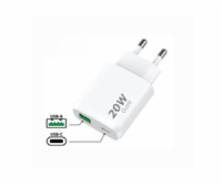 WG - Síťová nabíječka 2x USB, 1x USB-C PD 20W + 1x USB-A ...