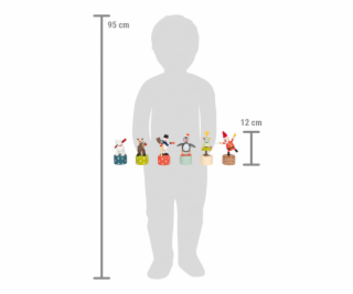 small foot Vánoční a zimní tančící figurka 1 ks