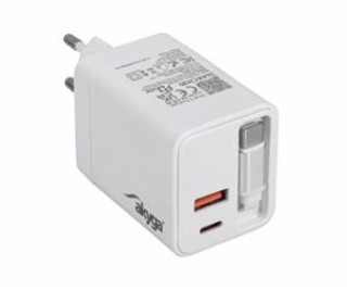 Akyga USB Nabíječka AK-CH-30 USB-A + 2x USB-C PD 5-20V / ...