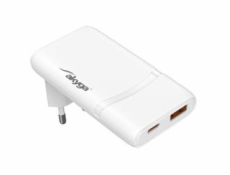 Akyga USB Nabíječka AK-CH-31 USB-A + USB-C PD 5-20V / max. 3.25A 65W Quick Charge 4+ GaN