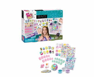 TASIA - Velká nehtová sada pro úpravu nehtů s třpytkami a...