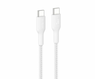 Belkin Kabel USB-C/USB-C 240W 2 m opletený, bílý CAB025hq...