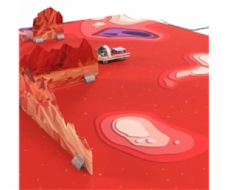 Ozobot podložka Challenge Mat: Mise na Mars