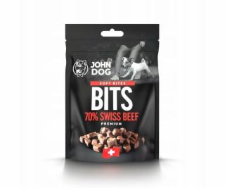 JOHN DOG Soft Bites Bits Beef 70% - pochoutka pro psy - 100g