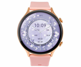 BLOW Chytré hodinky X19 Bluetooth růžové