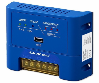 Qoltec MPPT 15A solární regulátor nabíjení pro napájení D...