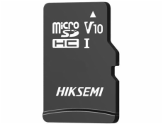 HIKSEMI MicroSDHC karta 8GB, C10, (R:23MB/s, W:10MB/s) + bez adaptéru