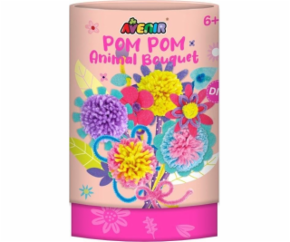MG DYSTRYBUCJA Kreativní sada Pom Pom Kytice s bambulkami...