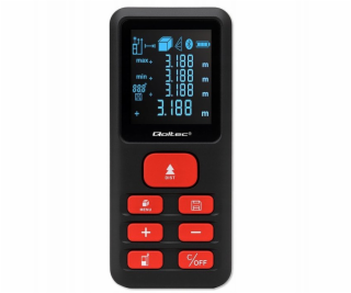 Qoltec Digitální laserový dálkoměr | podsvícený LCD | 120 m