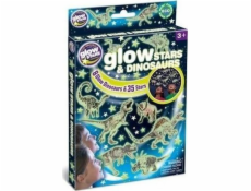 MG DYSTRYBUCJA Brainstorming samolepky Zářící hvězdy a dinosauři