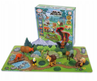 MALIK Magnetická sada mini lesních zvířátek Malblo