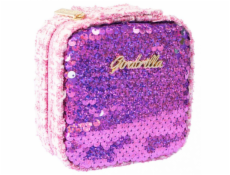 Nice Mini kufřík na make-up tmavě růžový