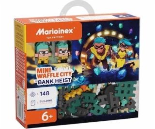 Marioinex Mini vaflové kostky - Bankovní loupež 148 dílků