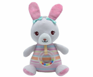 TULILO Hudební skříňka Růžový zajíček 20 cm