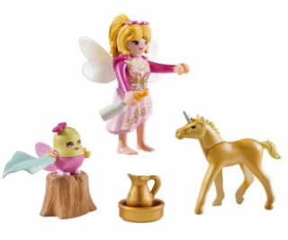Playmobil Princezna Magie 71844 Zlaté hříbě s figurkou víly