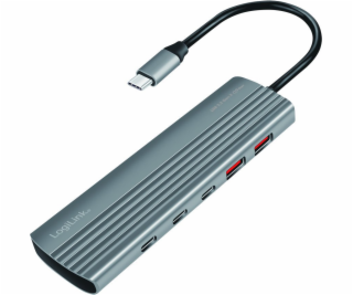 LogiLink USB 3.2 hub 2xUSB-A, 8x USB-C, PD, 100W