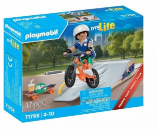 Playmobil Sada figurek Můj život 71798 Bruslař na rampě