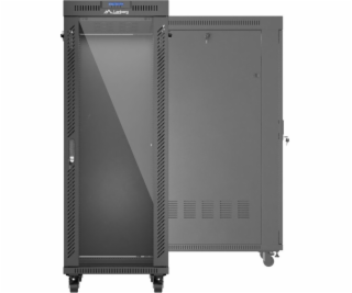 Lanberg 19palcová 32U 600x1000 LCD rozvaděč s prosklenými...