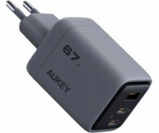 AUKEY PA-C3 3xUSB (2xUSB-C + 1xUSB-A) 67W 5A QC5.0 PD3.0 ...