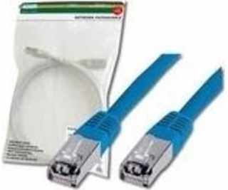 DIGITUS patch kabel Cat5E, SF/UTP - 3m, modrý
