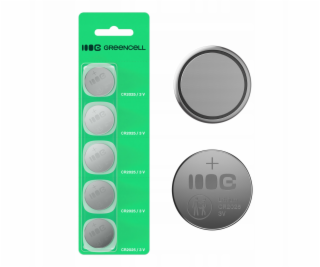 Green Cell Knoflíkové baterie CR 5x CR2025