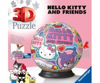 Ravensburger Polska 3D puzzle míč 72 dílků Hello Kitty