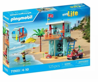Playmobil Sada figurek plavčíka My Life 71903 a plážové b...