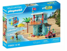 Playmobil Sada figurek plavčíka My Life 71903 a plážové buginy