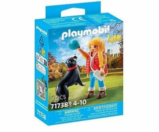 Playmobil Můj život 71738 Dívka s ovčáckým psem