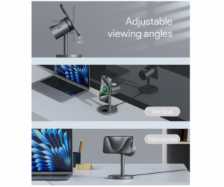 AUKEY LC-MC311A 3v1 Qi2 MagSafe 15W bezdrátová nabíječka ...