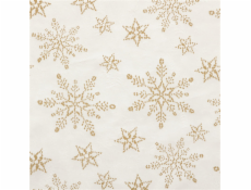 Ubrus Atmosphera 191473, zlatá/bílá, 28 x 300 cm