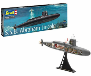 Revell Plastikový model lodi SSB Abraham Lincoln W/IN 1/253